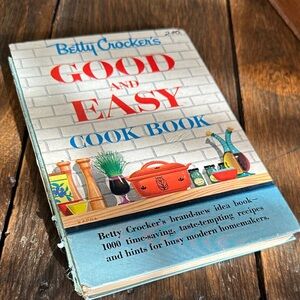 Vintage 1954 Betty Crocker Good and Easy Cookbook Retro Mid Century Recipes